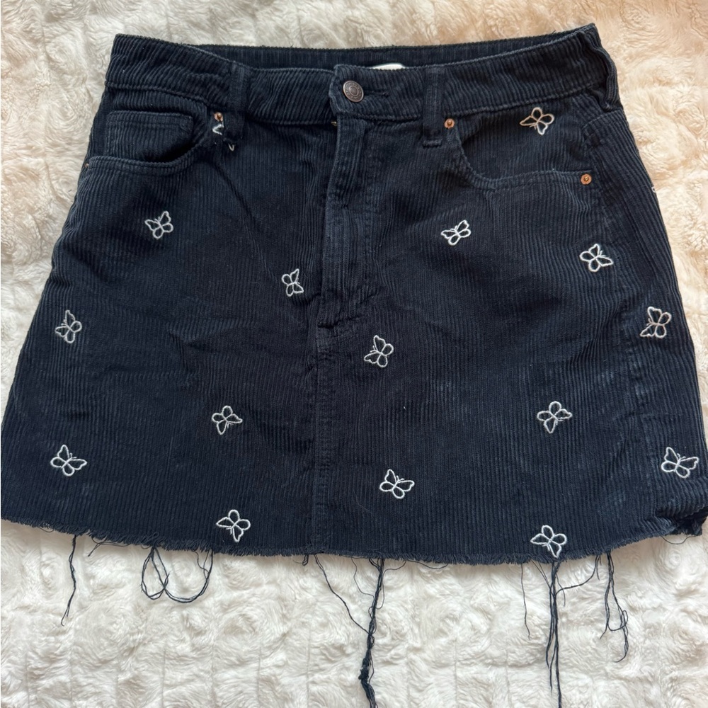 PacSun Black Embellished Mini Skirt